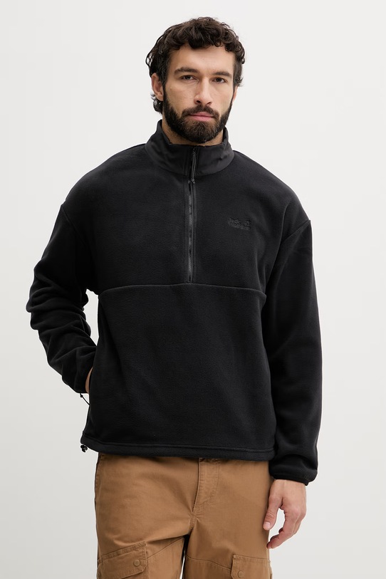 Jack Wolfskin bluza sportowa męska Sumetro czarny A66042