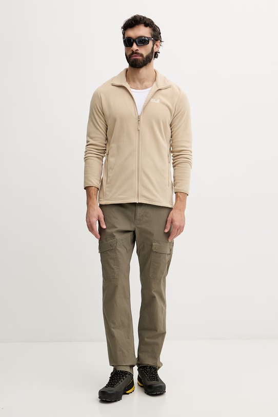 Jack Wolfskin bluza rozpinana męska Taunus 100 A65793 beżowy SS26