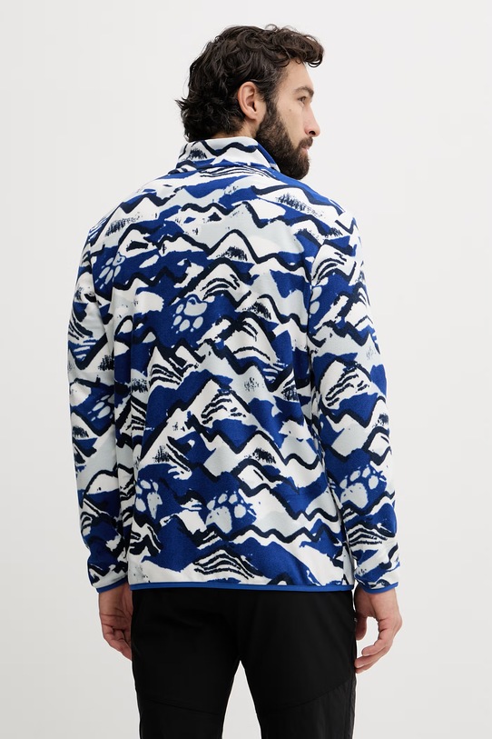 Odzież Jack Wolfskin bluza rozpinana męska Paw Era 100 A65984 niebieski