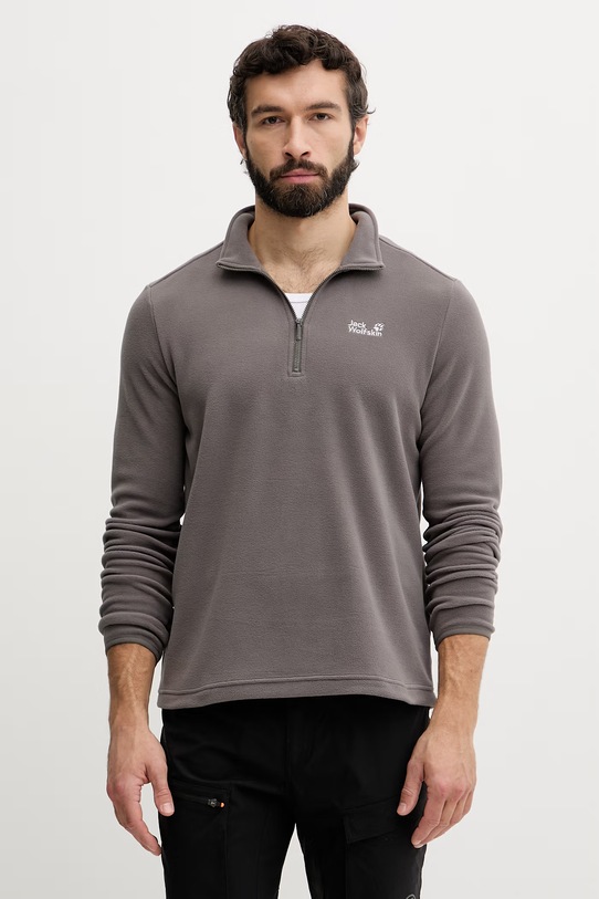 Jack Wolfskin bluza sportowa męska Taunus 100 szary A65798