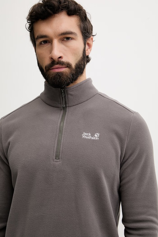 Jack Wolfskin bluza sportowa męska Taunus 100 szary A65798