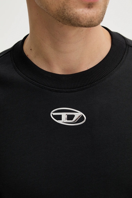 Diesel bluza bawełniana S-NORM-IOD A20446.0BKBW czarny