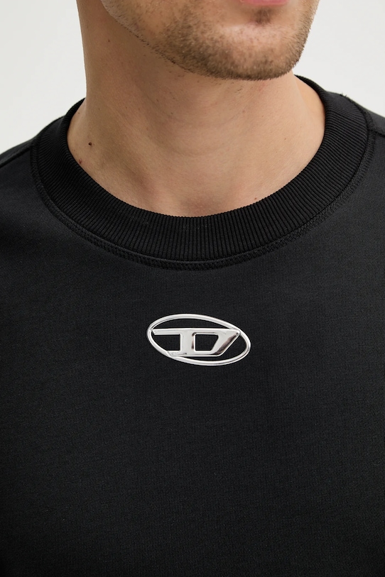 Diesel bluza bawełniana S-NORM-IOD A20446.0BKBW czarny