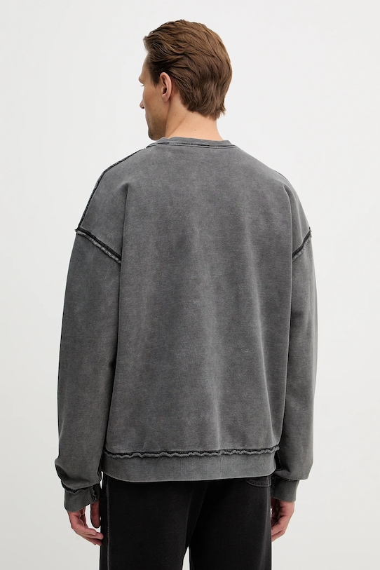 Odzież Diesel bluza bawełniana S-BOXT-RAW-V1 A20463.0KMAG szary