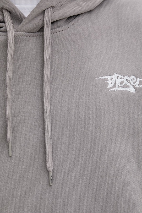 Diesel bluza męska bawełniana S-MACS-HOOD-V2 A22502.0NSEX szary
