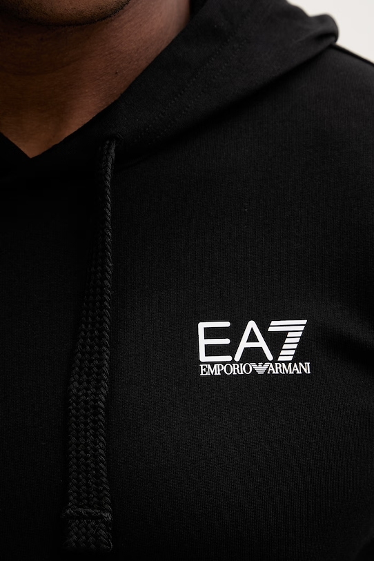 Bombažen pulover EA7 Emporio Armani AF13512.7M000569 črna