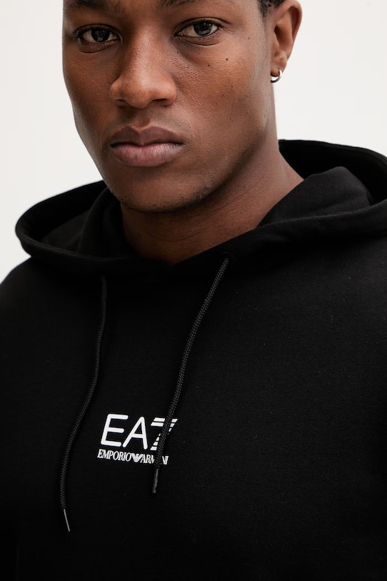 EA7 Emporio Armani bluza bawełniana czarny AF22266.7M001403