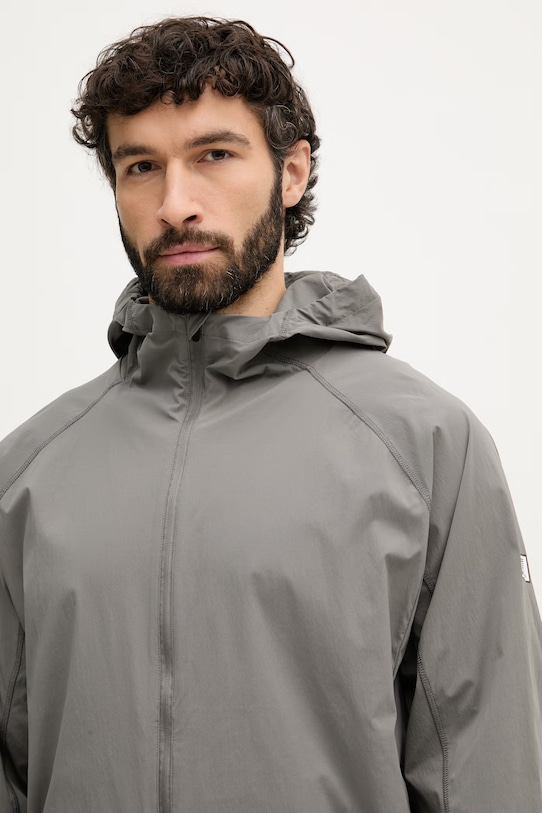 EA7 Emporio Armani sportovní bunda pánská šedá AF21306.7M001376