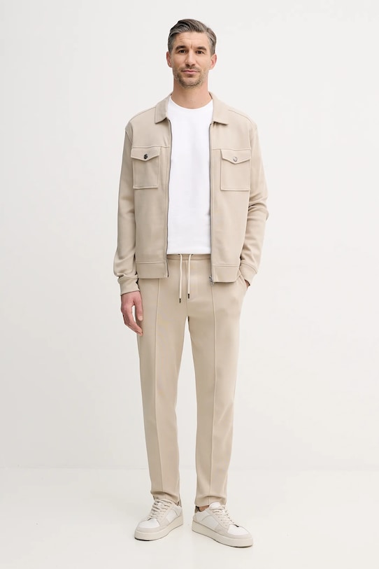 Joop! bluza bawełniana 30100508 beżowy SS26