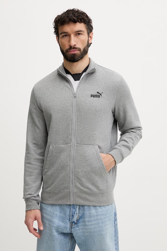 Μπλούζα Puma Essentials Logo χωρίς κουκούλα γκρί 682584