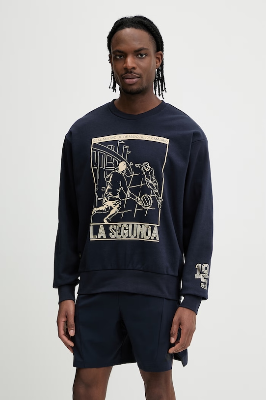 adidas Performance bluza treningowa Heritage pozostałe granatowy JZ7040