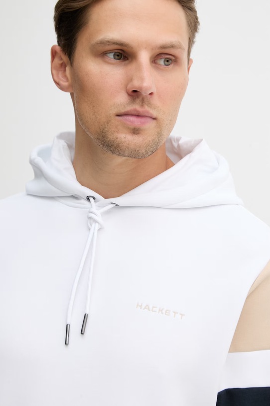 Mikina Hackett London biela HM5800083