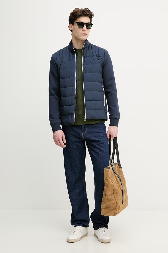 Hackett London kurtka męska HM5800094 granatowy SS26