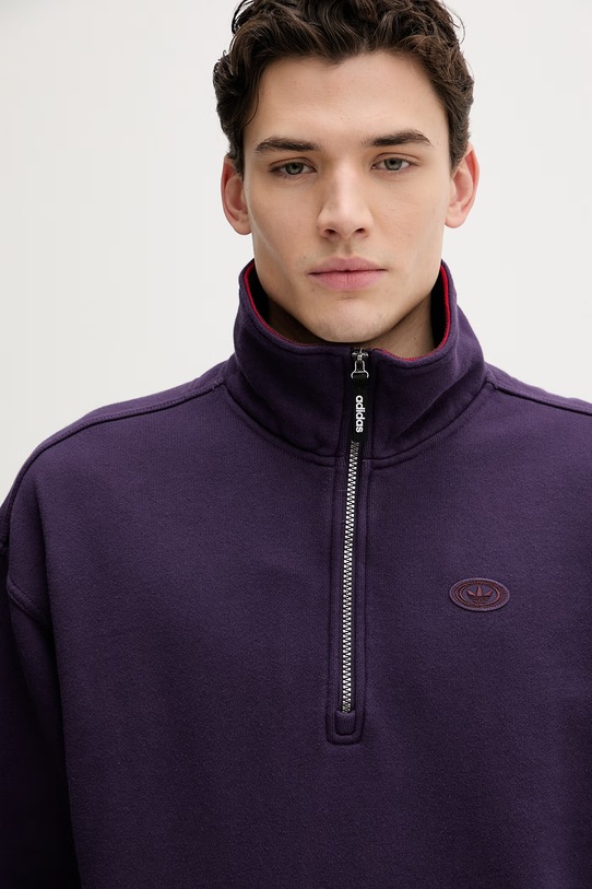 adidas Originals bluza bawełniana fioletowy KS6853