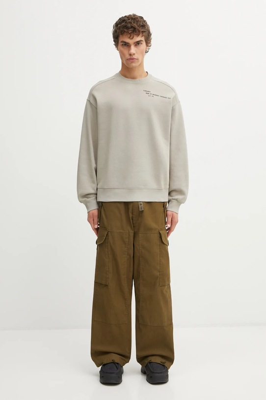 Carhartt WIP bluza bawełniana Punched Sweat I036039.3GEXX beżowy