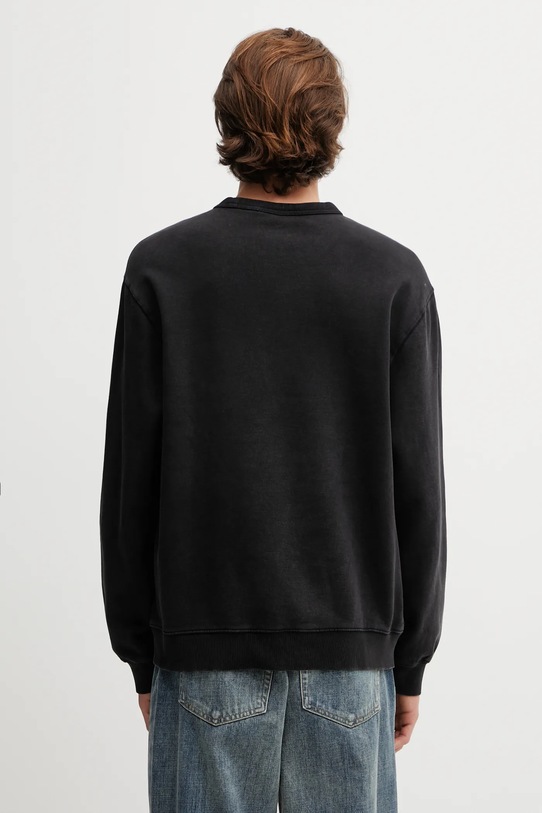 Ρούχα Βαμβακερή μπλούζα Carhartt WIP Faded Pond Corps Sweat I036065.8960 μαύρο