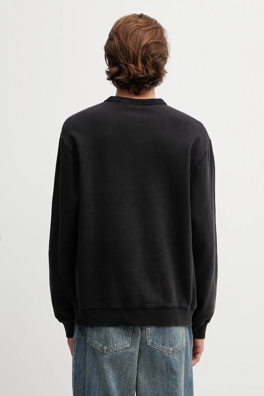 Ρούχα Βαμβακερή μπλούζα Carhartt WIP Faded Pond Corps Sweat I036065.8960 μαύρο