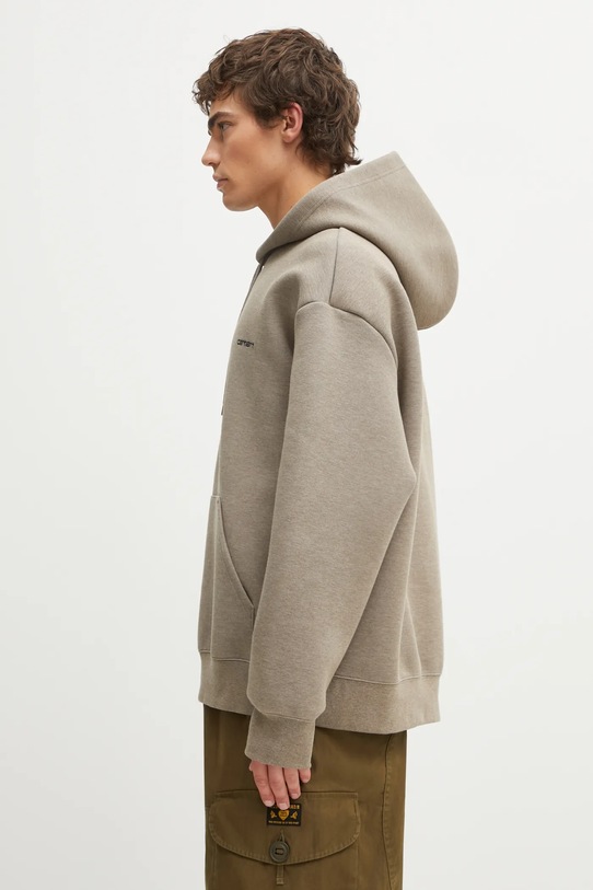 Carhartt WIP bluza Hooded Alda Sweat I036055.1M5XX beżowy SS26