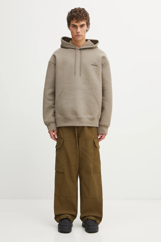 Carhartt WIP bluza Hooded Alda Sweat I036055.1M5XX beżowy