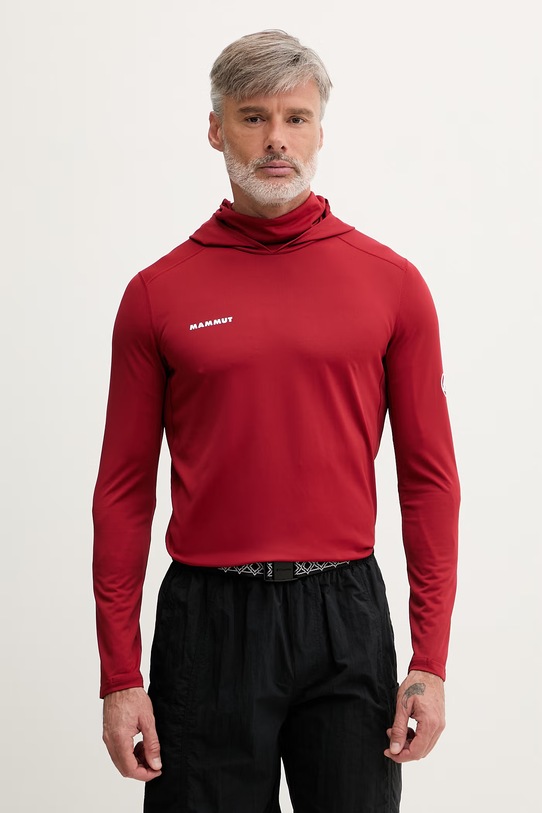 Mammut bluza treningowa męska Selun bordowy 1016.02110