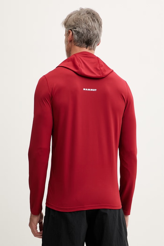 Odzież Mammut bluza treningowa męska Selun 1016.02110 bordowy