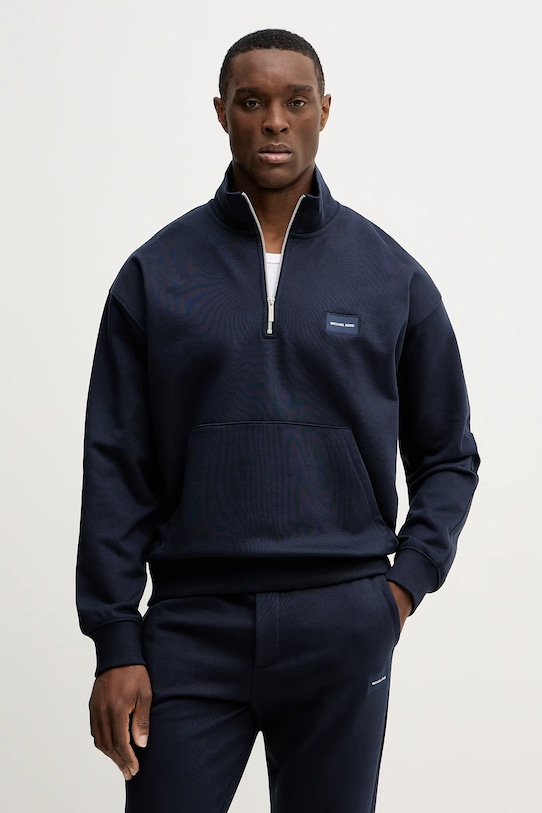 Michael Kors bluza bawełniana bawełna granatowy CR652T8HC4