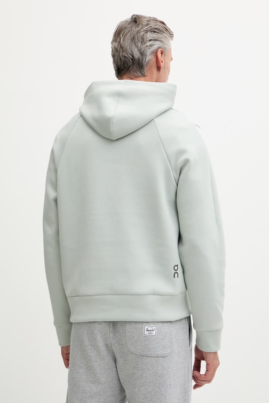 Oblečenie On tréningová mikina pánska s bavlnou Focus Tech 1MF30290229 zelená