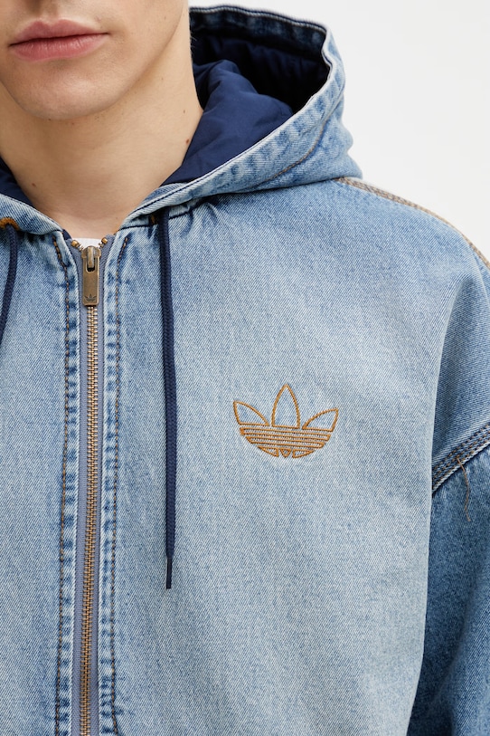 adidas Originals kurtka jeansowa męska niebieski KE0131