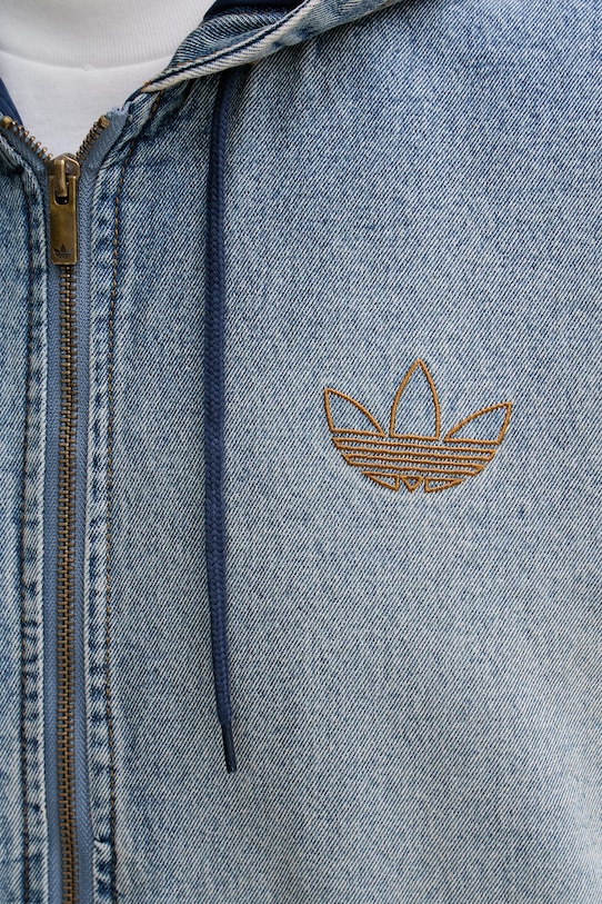 adidas Originals τζιν μπουφάν ανδρικά ντένιμ KE0131 μπλε