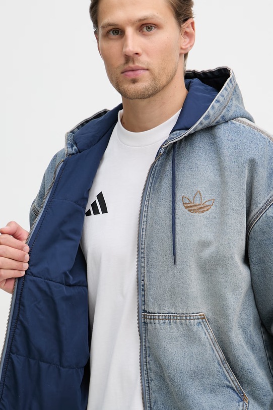 adidas Originals τζιν μπουφάν ανδρικά ντένιμ KE0131