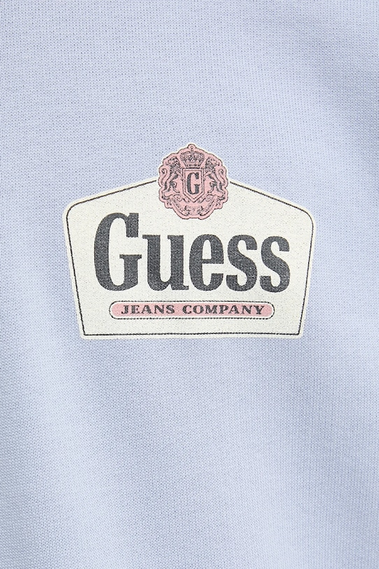 Guess Jeans bluza bawełniana M6RQ21.KCPR1 niebieski
