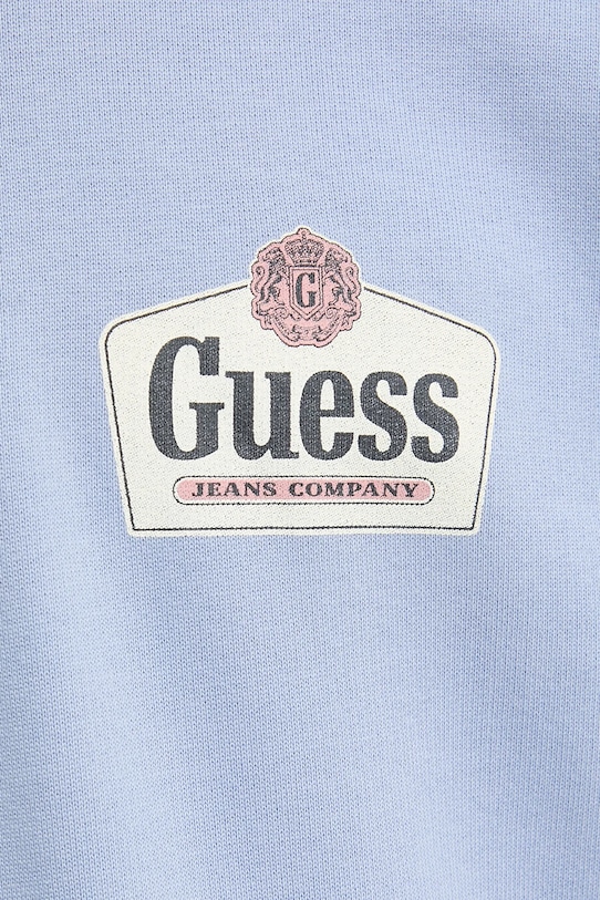 Памучен суичър Guess Jeans M6RQ21.KCPR1 син