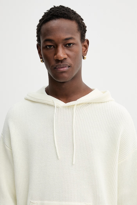 Guess Jeans pamut pulóver bézs M6RR10.Z3HM1