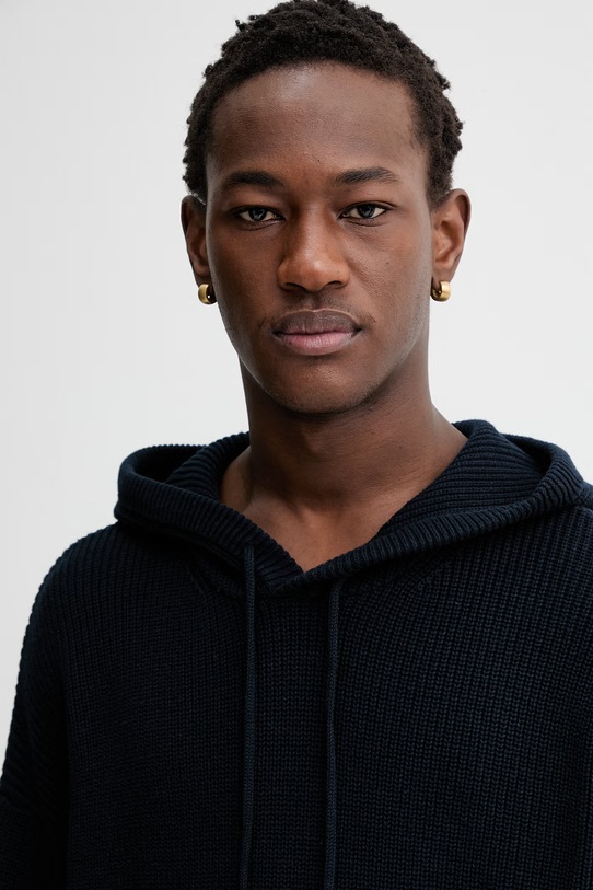 Guess Jeans sweter bawełniany granatowy M6RR10.Z3HM1