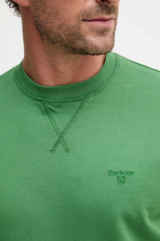 Barbour bluza damska bawełniana MOL0743 zielony