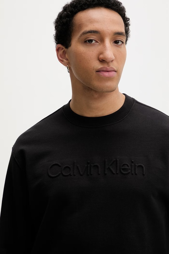 Calvin Klein Pulover moški bombažen črna LV04LF230G