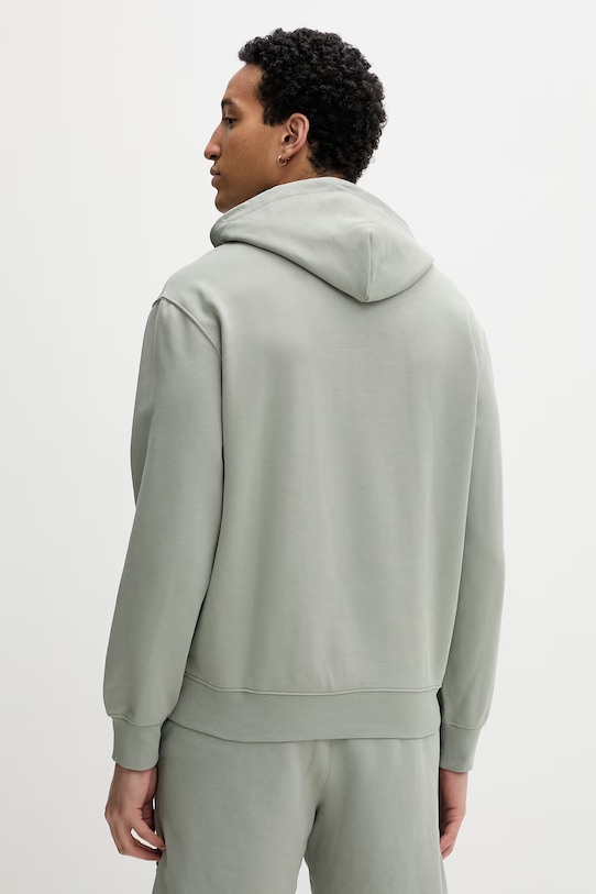 Oblečenie Calvin Klein mikina s kapucňou pánska bavlnená LV04LF241G zelená