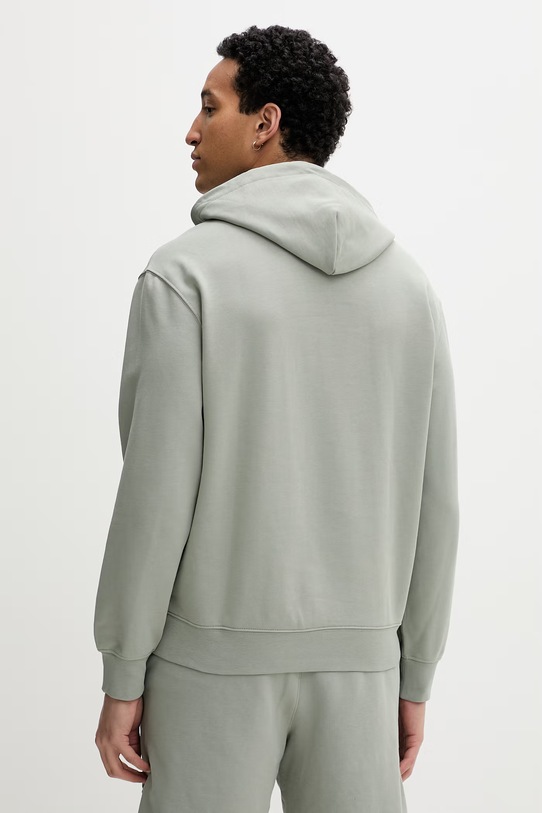 Oblečení Calvin Klein mikina s kapucí pánská bavlněná LV04LF241G zelená