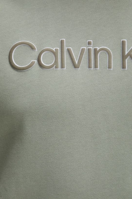 Calvin Klein dukserica s kapuljačom za muškarce od pamuka LV04LF241G zelena