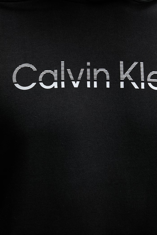 Calvin Klein mikina s kapucňou pánska bavlnená LV04LF242G čierna