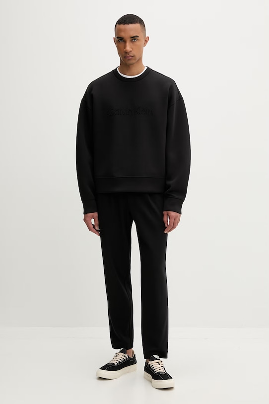 Calvin Klein mikina pánska LV04RF276G čierna SS26