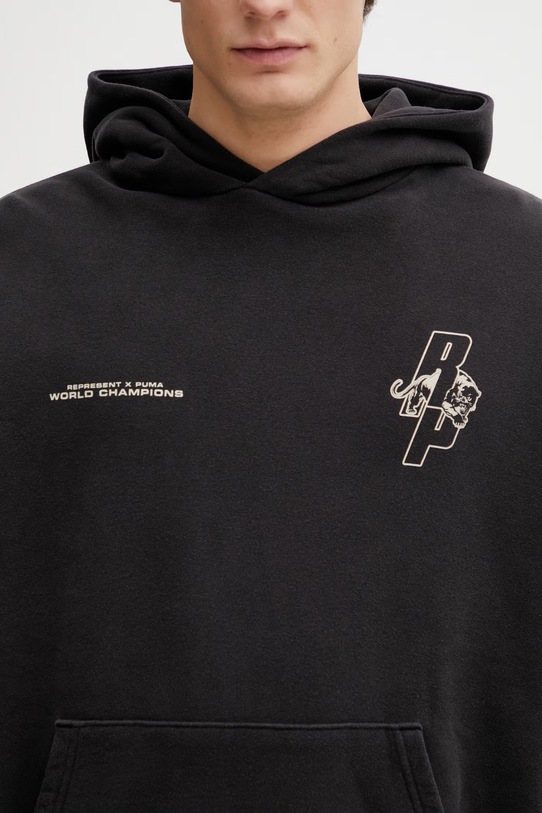 Puma bluza bawełniana x Represent czarny 635797