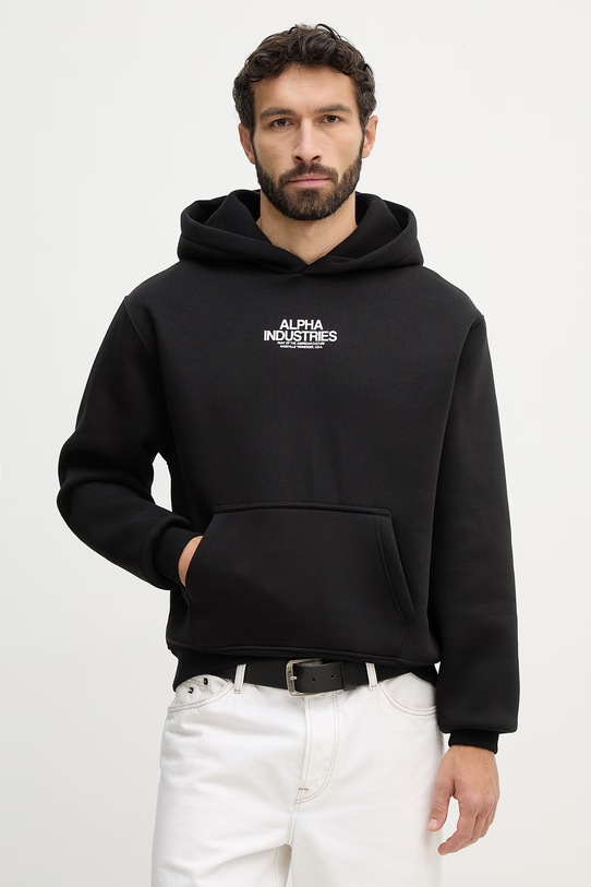 Odzież Alpha Industries bluza Scorpion Cyborg Hoodie 266332 czarny