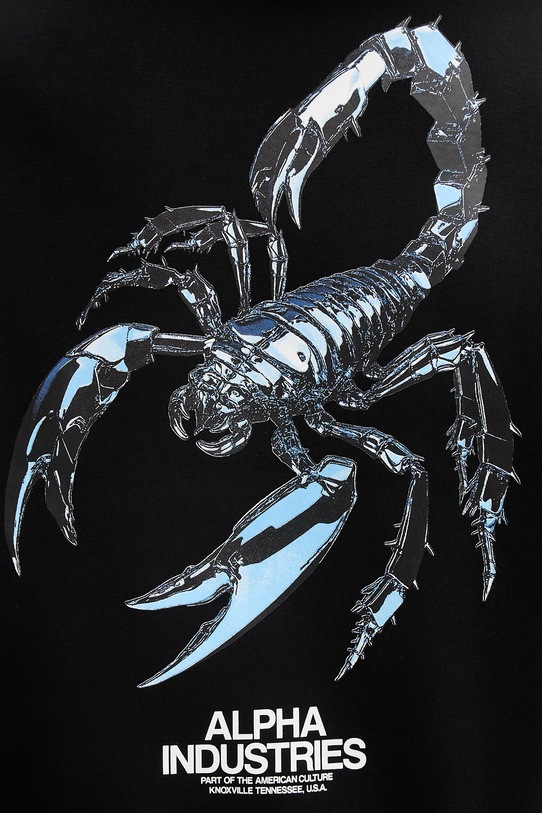 Mikina Alpha Industries Scorpion Cyborg Hoodie 266332 čierna