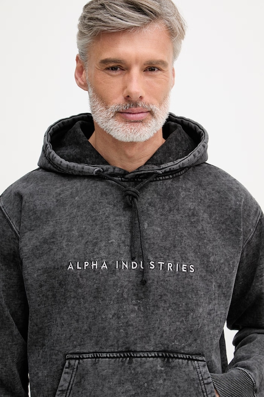 Alpha Industries bluza Acid Logo Hoodie czarny 258339