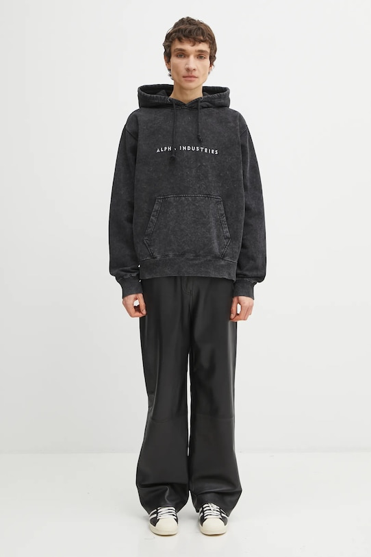 Alpha Industries bluza Acid Logo Hoodie czarny 258339