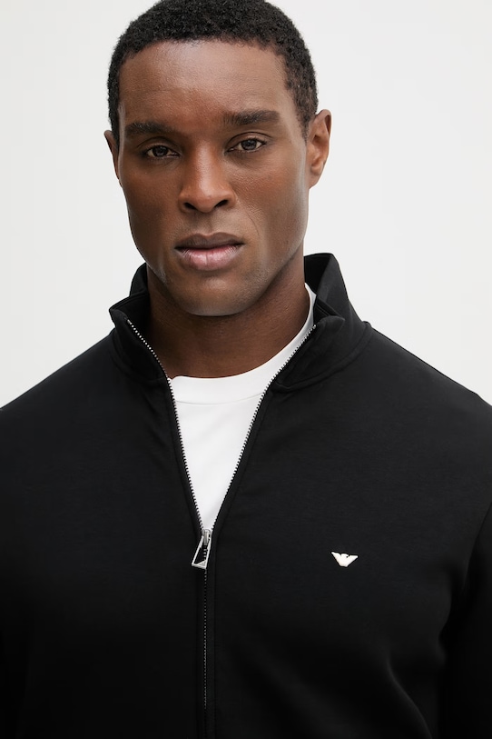 Pulover Emporio Armani črna EM004536.AF10013