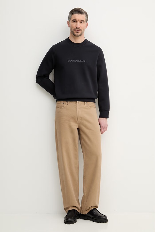 Emporio Armani bluza EM004541.AF10013 granatowy SS26