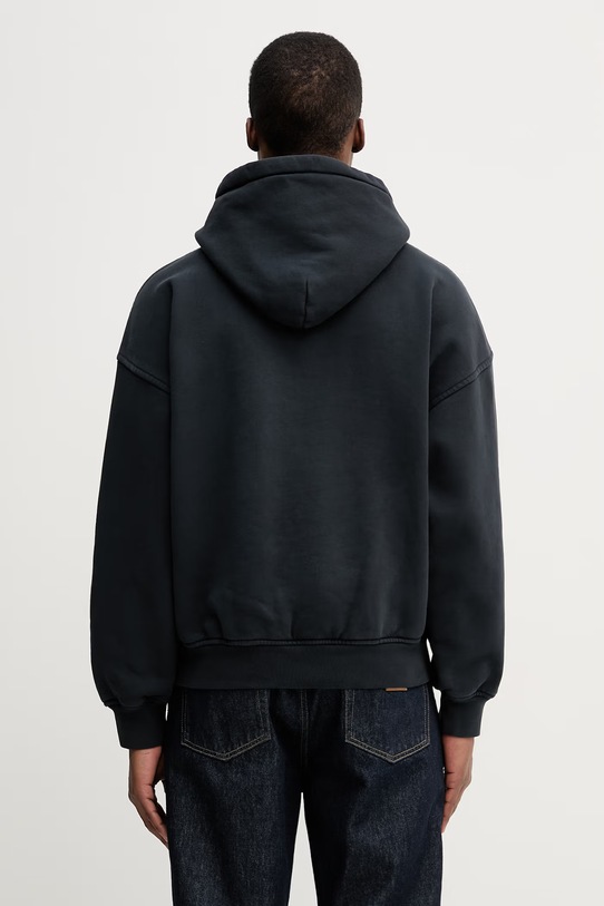 Odzież RHUDE Regatta Club bluza z kapturem bawełniana męska RHPS26HO01012 granatowy