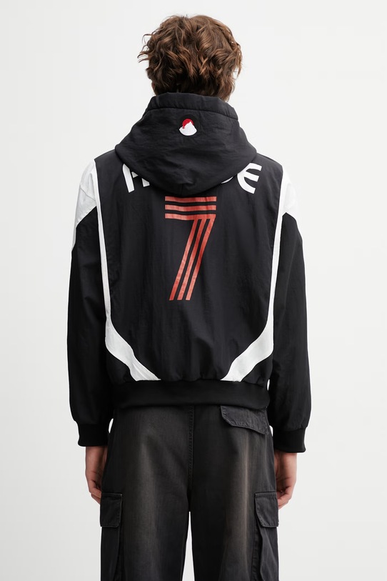 Odzież RHUDE Lago Soccer bluza męska RHPS26HO01734 czarny